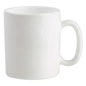 Набор кружек для чая и кофе, 6 штук, объем 320 мл, белое стекло, «Essence White», LUMINARC, N1230
