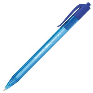 Ручка шариковая автоматическая PAPER MATE «Inkjoy 100 RT», СИНЯЯ, корпус синий, узел 1 мм, линия письма 0,7 мм, S0957040