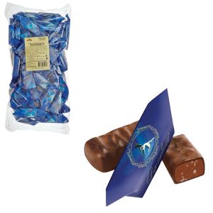 Конфеты шоколадные БАБАЕВСКИЙ «Вдохновение», пралине с дробленым фундуком, 1000 г, пакет, ББ12280