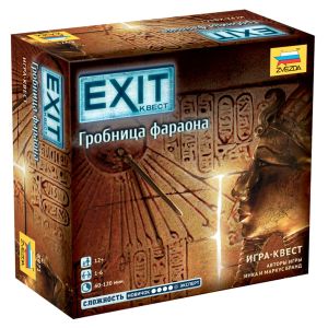 Игра настольная «EXIT-КВЕСТ. Гробница Фараона», игровое поле, карточки, ЗВЕЗДА, 8971