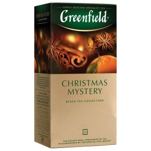 Чай GREENFIELD «Christmas Mystery» черный, 25 пакетиков в конвертах по 1,5 г, 0434-10