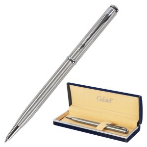 Ручка подарочная шариковая GALANT «Arrow Chrome», корпус серебристый, хромированные детали, пишущий узел 0,7 мм, синяя, 140408