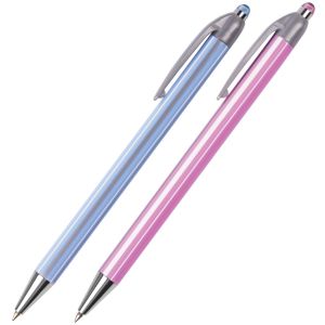 Ручка шариковая автоматическая BRAUBERG «Sakura», корпус ассорти, узел 0,5 мм, линия письма 0,3 мм, 141287