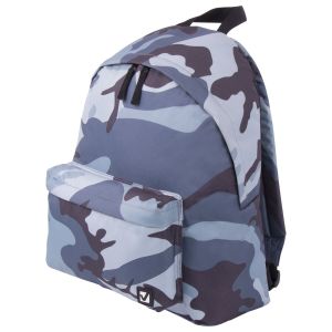 Рюкзак BRAUBERG СИТИ-ФОРМАТ универсальный, «Grey camouflage», серый, 41х32х14 см, 228857