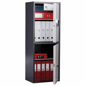 Шкаф металлический для документов AIKO «SL-125/2ТEL» ГРАФИТ, 1252х460х340 мм, 31 кг, S10799132902
