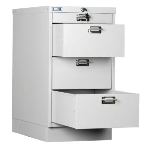 Шкаф металлический для документов ПРАКТИК «MDC-A3/650/4», 4 ящика, 650х347х546 мм, собранный