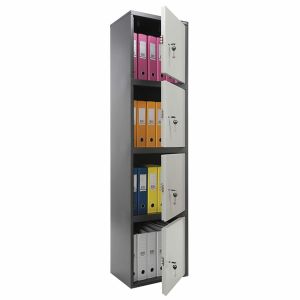 Шкаф металлический для документов AIKO «SL-185/4» ГРАФИТ, 1800х460х340 мм, 37 кг, S10799182502