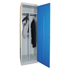 Шкаф металлический для одежды «ШРЭК-21-530», 2 отделения, 1850х530х500 мм, разборный