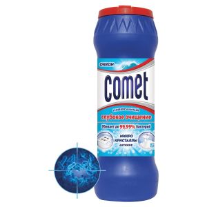 Чистящее средство дезинфицирующее 475 г COMET (Комет) «Океан», порошок