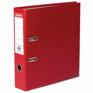 Папка-регистратор ESSELTE «Economy», покрытие пластик, 75 мм, красная, 11253P