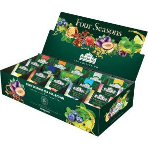 Чай AHMAD «Four Seasons» ассорти 15 вкусов, НАБОР 90 пакетов, N060S