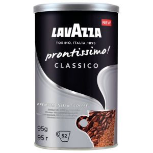 Кофе молотый в растворимом LAVAZZA «Prontissimo Classico», сублимированный, 95 г, жестяная банка, 5330