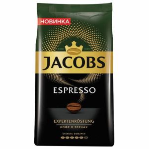 Кофе в зернах JACOBS «Espresso», 1000 г, вакуумная упаковка, 8051104