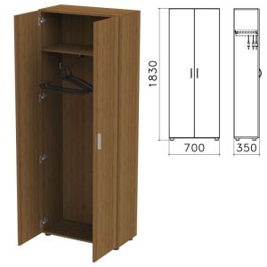Шкаф для одежды «Канц», 700х350х1830 мм, цвет орех пирамидальный, ШК40.9