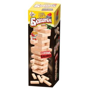 Игра настольная «Царь башня mini», неокрашенные деревянные блоки, 10 КОРОЛЕВСТВО, 2791