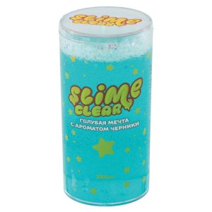 Слайм (лизун) «Clear Slime. Голубая мечта», с ароматом черники, 250 г, ВОЛШЕБНЫЙ МИР, S130-33, S300-35