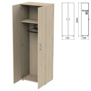 Шкаф для одежды «Приоритет» 720х438х2000 мм, кронберг (КОМПЛЕКТ)