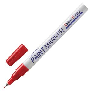 Маркер-краска лаковый MUNHWA «Extra Fine Paint Marker», КРАСНЫЙ, 1 мм, нитро-основа, EFPM-03