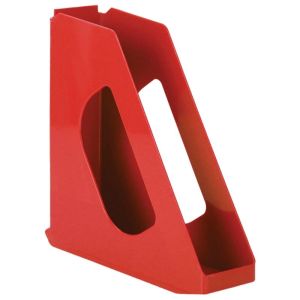 Лоток вертикальный для бумаг ESSELTE «VIVIDA», ширина 72 мм, красный, 623935