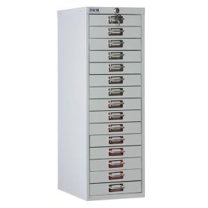 Шкаф металлический для документов ПРАКТИК «MDC-A4/910/15», 15 ящиков, 910х277х405 мм, собранный