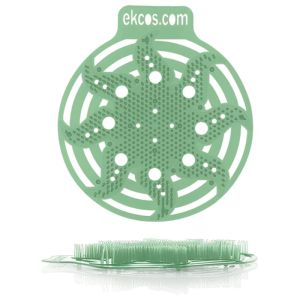 Коврики-вставки для писсуара, ЭКОС (POWER-SCREEN), на 30 дней каждый, комплект 2 шт., аромат «Сосна», цвет зеленый, PWR-9G