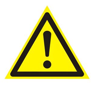 Знак предупреждающий «Внимание. Опасность (прочие опасности)», треугольник, 200х200х200 мм, 610009/W 09