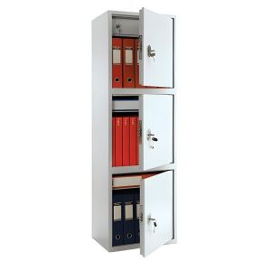 Шкаф металлический для документов AIKO «SL-150/3Т» светло-серый, 1490х460х340 мм, 37 кг