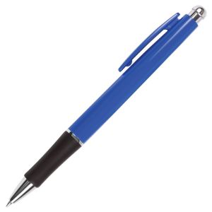 Ручка шариковая автоматическая с грипом BRAUBERG «Fast», СИНЯЯ, корпус синий, узел 0,7 мм, линия письма 0,35 мм, 140589