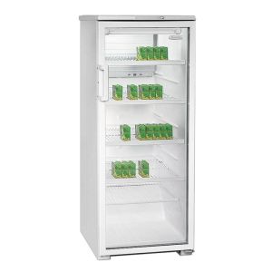 Холодильная витрина БИРЮСА «Б-290», общий объем 290 л, 145x58x62 см, белый