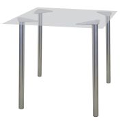 Рама стола для столовых, кафе, дома «Альфа», универсальная, цвет серебристый