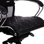 Накладка на сиденье для кресла «SAMURAI», экокожа, черная