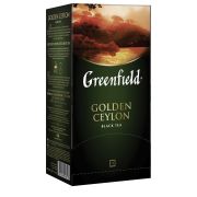 Чай GREENFIELD (Гринфилд) «Golden Ceylon», черный, 25 пакетиков в конвертах по 2 г