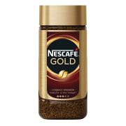 Кофе молотый в растворимом NESCAFE (Нескафе) «Gold», сублимированный, 190 г, стеклянная банка, 12135508