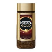 Кофе молотый в растворимом NESCAFE (Нескафе) «Gold», сублимированный, 95 г, стеклянная банка, 04813, 12326188