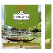 Чай AHMAD (Ахмад) «Green Tea», зеленый, 100 пакетиков по 2 г, 478i-08