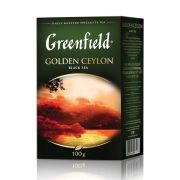 Чай листовой GREENFIELD «Golden Ceylon ОРА» черный цейлонский крупнолистовой 100 г, 0351