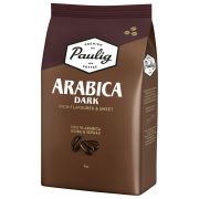 Кофе в зернах PAULIG (Паулиг) «Arabica DARK», натуральный, 1000 г, вакуумная упаковка, 16608