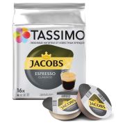 Кофе в капсулах JACOBS «Espresso» для кофемашин Tassimo, 16 порций, 8052181