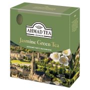 Чай AHMAD (Ахмад) «Jasmine Green Tea», зелёный с жасмином, 100 пакетиков по 2 г, 475i-08