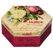 Чай MAITRE de The (Мэтр) «Цветы», АССОРТИ 12 вкусов, 60 пакетиков в конвертах, 120 г, баж 082