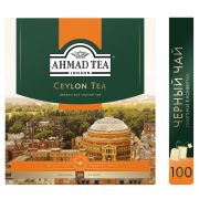 Чай AHMAD «Ceylon Tea», черный, 100 пакетиков с ярлычками по 2 г, 163i-08