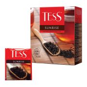 Чай TESS (Тесс) «Sunrise», черный цейлонский, 100 пакетиков по 1,8 г, 0918-09