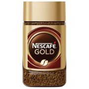Кофе молотый в растворимом NESCAFE (Нескафе) «Gold», сублимированный, 47,5 г, стеклянная банка, 04837, 12326225