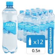 Вода негазированная питьевая AQUA MINERALE 0,5 л, 340038166