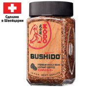 Кофе молотый в растворимом BUSHIDO «Kodo», сублимированный, 95 г, 100% арабика, стеклянная банка, BU09509001