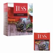 Чай TESS (Тесс) «Thyme», черный, чабрец и цедра лимона, 100 пакетиков в конвертах по 2 г, 1185-09