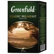 Чай листовой GREENFIELD «Classic Breakfast» черный крупнолистовой 200 г, 0792-10