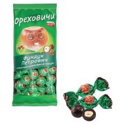 Конфеты ОРЕХОВИЧИ «Фундук Петрович» в молочной шоколадной глазури, 500 г, ОС703