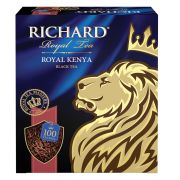 Чай RICHARD «Royal Kenya» черный кенийский, 100 пакетиков по 2 г, 100438