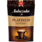 Кофе растворимый AMBASSADOR «Platinum», сублимированный, 150 г, вакуумная упаковка